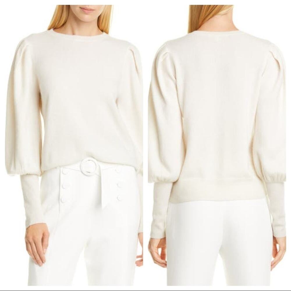 JOIE Noely Wool And Cashmere Sweater In Ivory Size XS